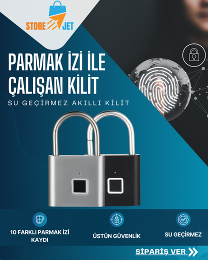 🔒 TouchLock - Parmak İzli Akıllı Asma Kilit